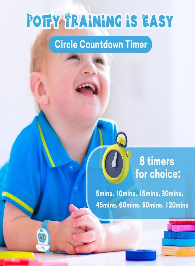 A ALPS Kids Watch Potty Training Watches for Boys and Girls, Potty Timer Toilet Shape and LED Colorful Lights, Music Reminds Kids It's Time to Go to The Bathroom Fun Gift for Moms and Toddlers - Image 2
